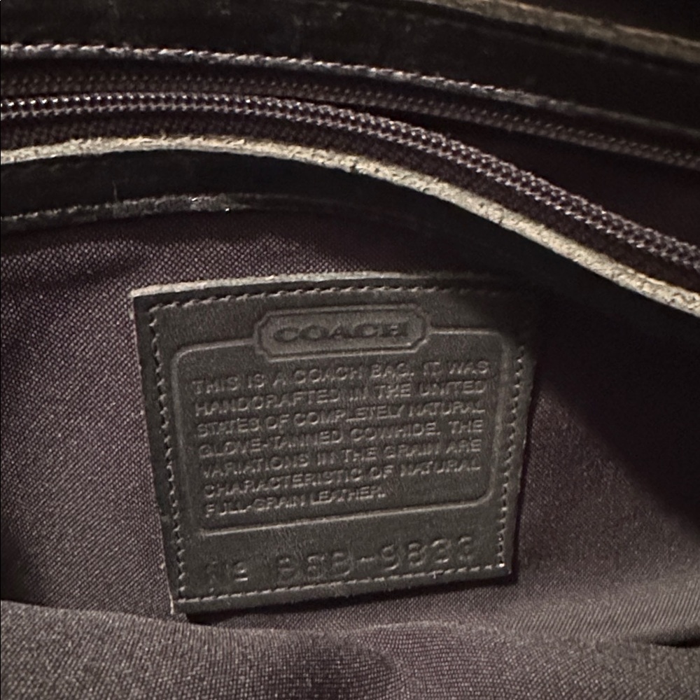Coach Black Leather Clutch Bag - Picture 8 of 9